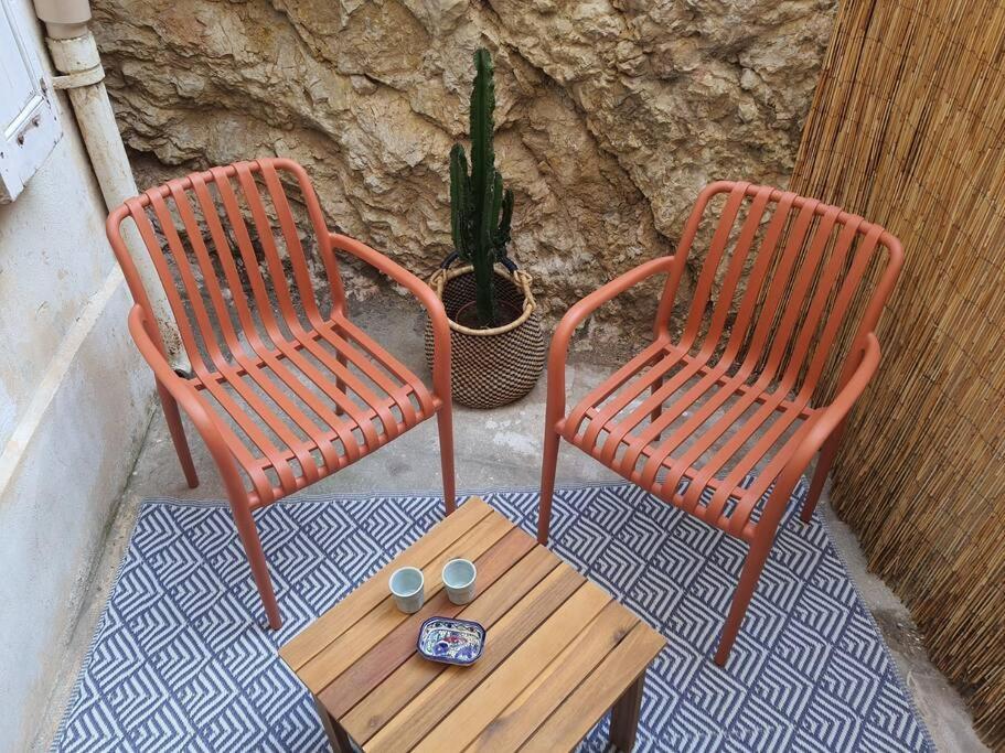 "La Baigneuse" Vallon Des Auffes Marseille Exteriör bild