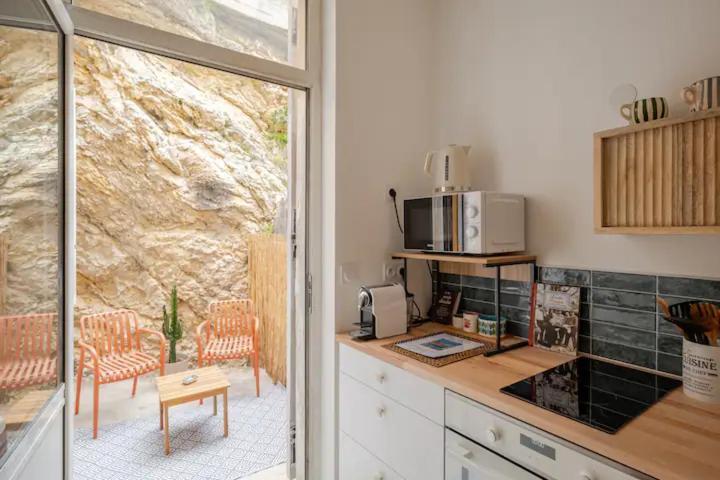 "La Baigneuse" Vallon Des Auffes Marseille Exteriör bild